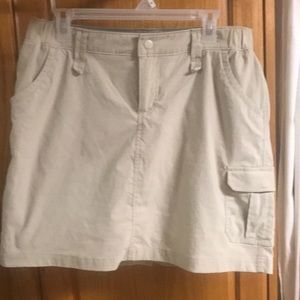 Duluth Trading Co Tan Skort